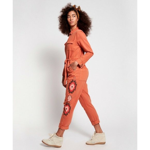 NEW FREE PEOPLE ONETEASPOON CLAUDIA ARROW JUMPSUIT - Picture 7 of 9